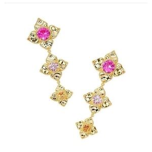 Like New - Kendra Scott Cascading Ombre Floral Drop Earrings